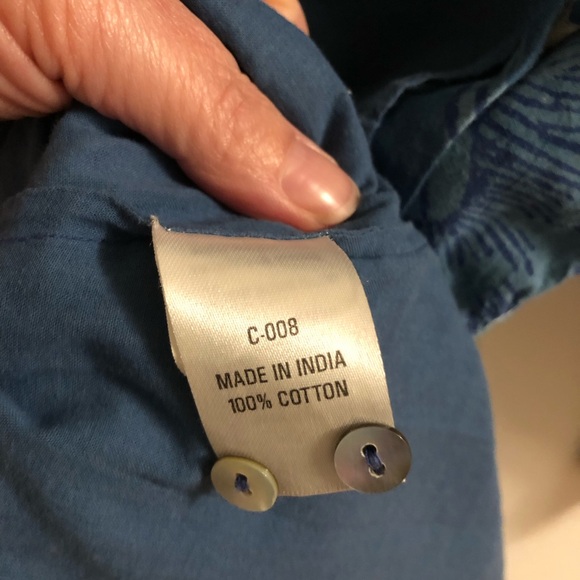 Anokhi Cover-Up Batik Print Cotton Small - Picture 7 of 7